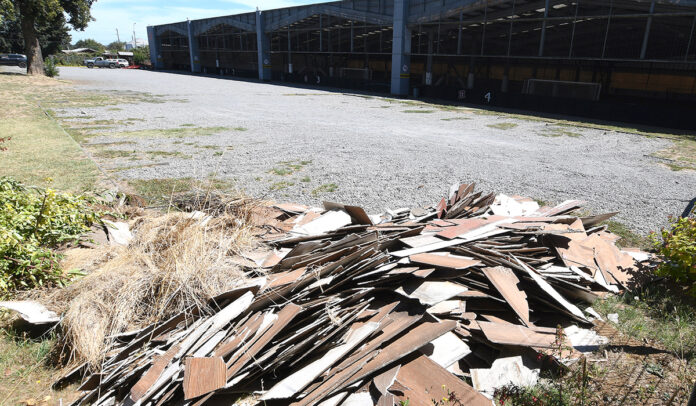 Así se encuentra el terreno que ocupaba la mencionada empresa en el sector Parque Estadio de Temuco.